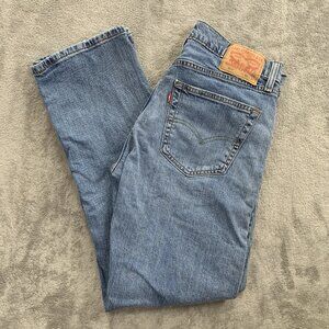 Levis 559 Jeans Mens 32x31” Blue Relaxed Straight Mid Rise Medium Wash Denim